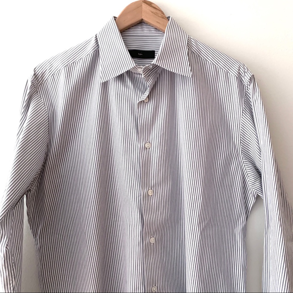 Zegna - Stripe Dress Shirt - 42/16-1/2